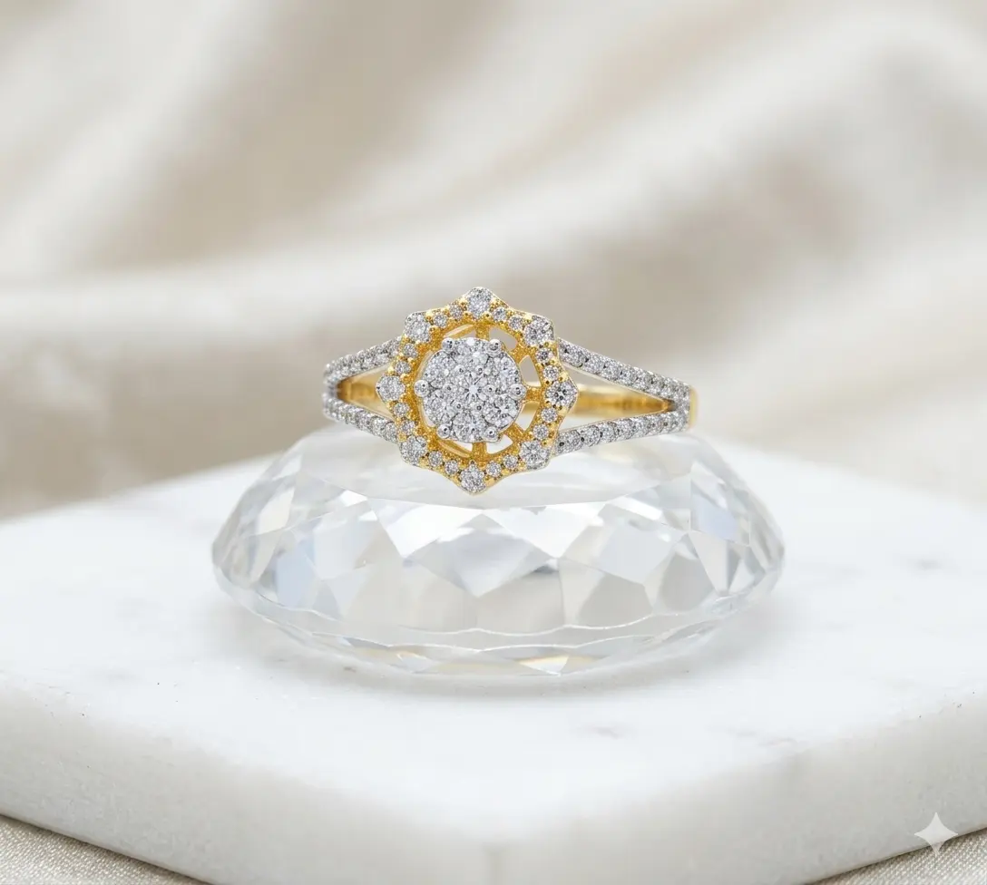 Luminous Halo Cluster Ring